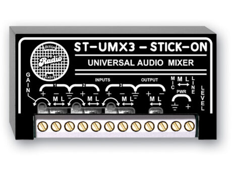 Compact 3x1 Audio Mixer